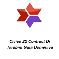 Logo Civico 22 Contract Di Tarabini Guia Domenica