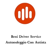 Logo Beni Driver Service Autonoleggio Con Autista