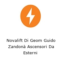 Logo Novalift Di Geom Guido Zandonà Ascensori Da Esterni 
