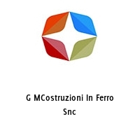 Logo G MCostruzioni In Ferro Snc