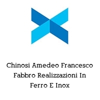 Logo Chinosi Amedeo Francesco Fabbro Realizzazioni In Ferro E Inox