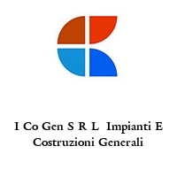 Logo I Co Gen S R L  Impianti E Costruzioni Generali