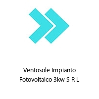 Logo Ventosole Impianto Fotovoltaico 3kw S R L