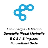 Logo Eco Energia Di Marino Donatella Piazzi Marinella E C S A S impianti Fotovoltaici Sede Operativa