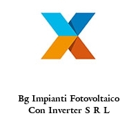 Logo Bg Impianti Fotovoltaico Con Inverter S R L