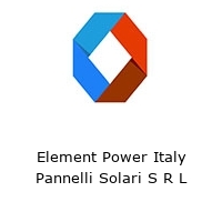 Element Power Italy Pannelli Solari S R L