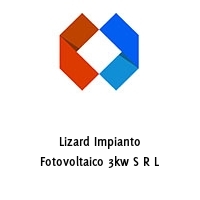 Logo Lizard Impianto Fotovoltaico 3kw S R L