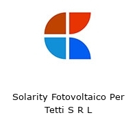 Logo Solarity Fotovoltaico Per Tetti S R L