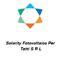 Solarity Fotovoltaico Per Tetti S R L