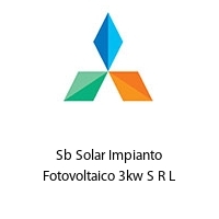 Sb Solar Impianto Fotovoltaico 3kw S R L