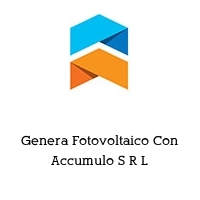 Genera Fotovoltaico Con Accumulo S R L