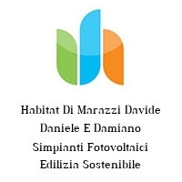 Logo Habitat Di Marazzi Davide Daniele E Damiano Simpianti Fotovoltaici Edilizia Sostenibile