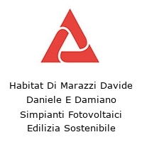 Logo Habitat Di Marazzi Davide Daniele E Damiano Simpianti Fotovoltaici Edilizia Sostenibile