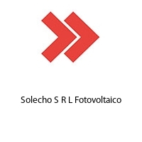 Logo Solecho S R L Fotovoltaico 