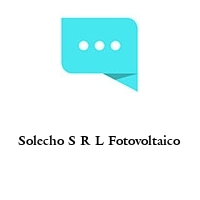 Logo Solecho S R L Fotovoltaico 