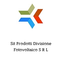 Logo Sit Prodotti Divisione Fotovoltaico S R L