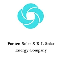Logo Fonten Solar S R L Solar Energy Company