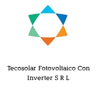 Logo Tecosolar Fotovoltaico Con Inverter S R L