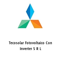 Tecosolar Fotovoltaico Con Inverter S R L