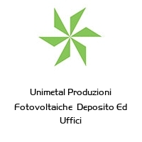 Logo Unimetal Produzioni Fotovoltaiche  Deposito Ed Uffici