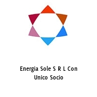 Logo Energia Sole S R L Con Unico Socio