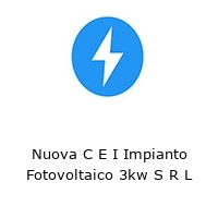 Logo Nuova C E I Impianto Fotovoltaico 3kw S R L