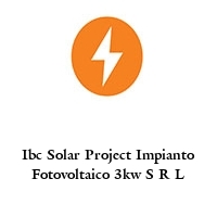 Ibc Solar Project Impianto Fotovoltaico 3kw S R L