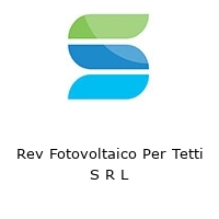 Logo Rev Fotovoltaico Per Tetti S R L