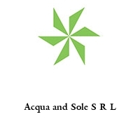 Logo Acqua and Sole S R L