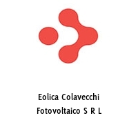 Logo Eolica Colavecchi Fotovoltaico S R L