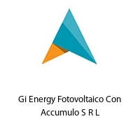 Logo Gi Energy Fotovoltaico Con Accumulo S R L