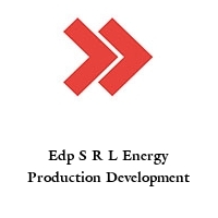 Logo Edp S R L Energy Production Development