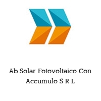 Logo Ab Solar Fotovoltaico Con Accumulo S R L