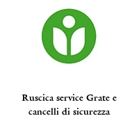 Logo Ruscica service Grate e cancelli di sicurezza