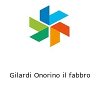 Logo Gilardi Onorino il fabbro