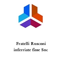 Fratelli Rusconi inferriate fisse Snc