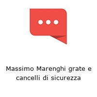 Logo Massimo Marenghi grate e cancelli di sicurezza