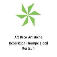 Logo Art Deco Artistiche Decorazioni Trompe L oeil Restauri