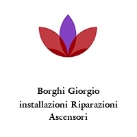 Logo Borghi Giorgio installazioni Riparazioni Ascensori