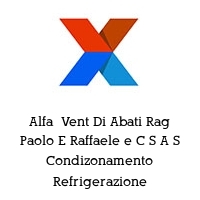 Logo Alfa  Vent Di Abati Rag Paolo E Raffaele e C S A S Condizonamento Refrigerazione Riscaldamento