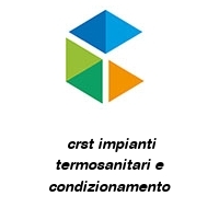 Logo  crst impianti termosanitari e condizionamento