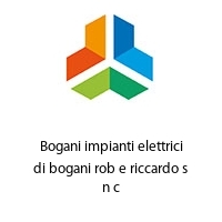 Logo Bogani impianti elettrici di bogani rob e riccardo s n c