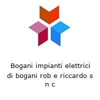 Logo Bogani impianti elettrici di bogani rob e riccardo s n c