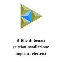Logo 3 Elle di benati cristianinstallazione impianti elettrici