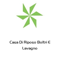 Logo Casa Di Riposo Boltri E Lavagno