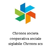 Logo Chronos societa cooperativa sociale siglabile Chronos scs