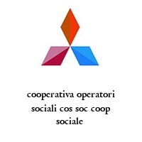 Logo cooperativa operatori sociali cos soc coop sociale 