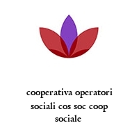 Logo cooperativa operatori sociali cos soc coop sociale 