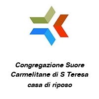 Logo Congregazione Suore Carmelitane di S Teresa casa di riposo