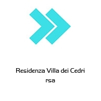 Logo Residenza Villa dei Cedri rsa